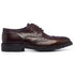 Stringate casual marroni in pelle da uomo con dettagli brogue Primopiano, Uomo, SKU m121000316, Immagine 0